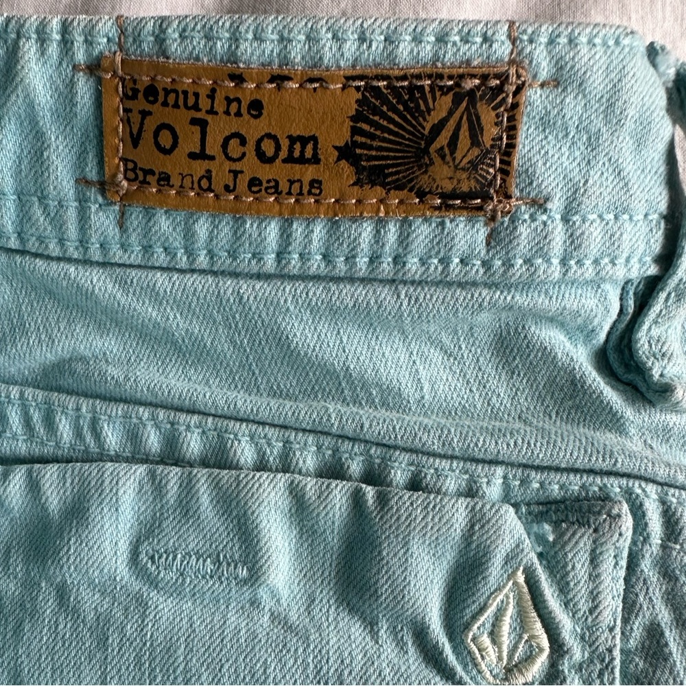 Volcom Teal Blue skinny jean Junior 1